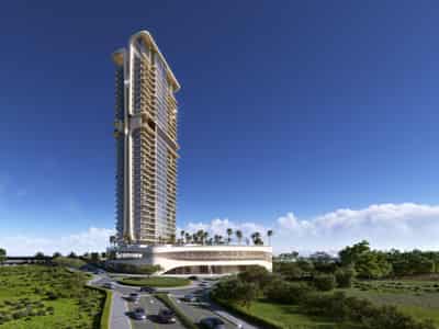 New VELOS Residence with a swimming pool, a co-working space and fitness areas close to highways, Motor City, Dubai, UAE