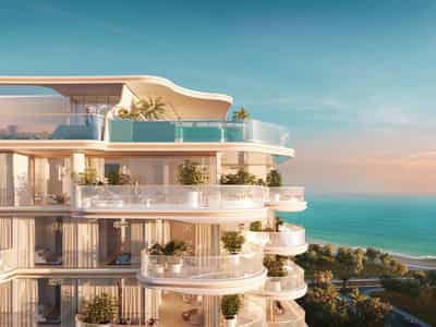 New project BEACH WALK GRAND 2 with swimming pools, and a kids' playground, Dubai Islands, Dubai, UAE