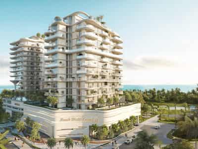 New project BEACH WALK GRAND 2 with swimming pools, and a kids' playground, Dubai Islands, Dubai, UAE