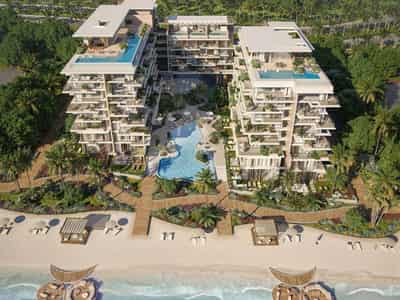 New project Silena with a direct access to the beach and an infinity pool, Dubai Islands, Dubai, UAE
