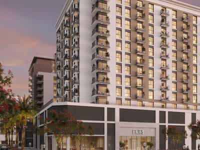 New project Fiori Residences with a swimming pool, kids' playgrounds and easy access to the main park, Town Square, Dubai, UAE