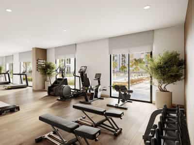 New project Fiori Residences with a swimming pool, kids' playgrounds and easy access to the main park, Town Square, Dubai, UAE