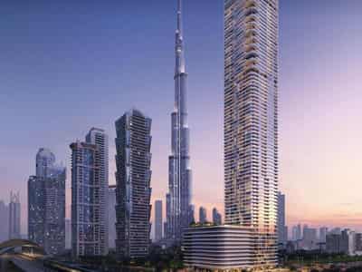 Новый высотный проект Avarra by Palace с бассейном и садом, Business Bay, Дубай, ОАЭ