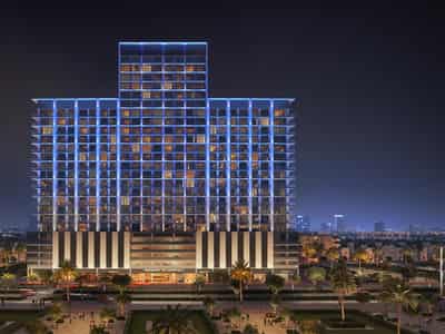 1 new flats in residential complex Binghatti Ruby in Jumeirah Village Circle (JVC)