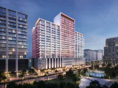 1 new flats in residential complex Binghatti Ruby in Jumeirah Village Circle (JVC)