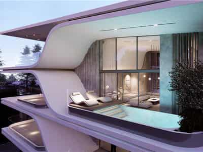 Low-rise residence with swimming pools, Voula, Greece
