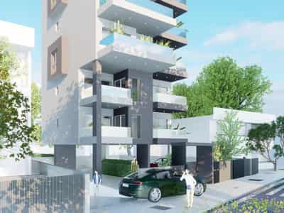 New low-rise residence close to a park and a marina, Paleo Faliro, Greece