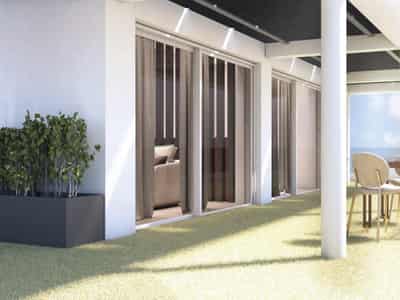 New low-rise residence with swimming pools near the sea, Athens, Greece