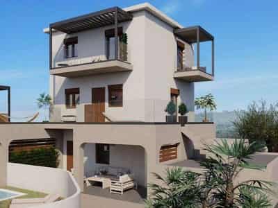 Gated residence with swimming pools at 600 meters from the sea, Halkidiki, Greece