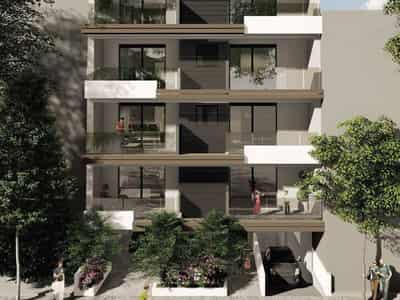 Modern residence near a metro station, Dafni, Greece
