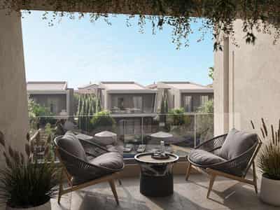 New residential complex with two swimming pools at 100 meters from the sea, Nikiti, Greece