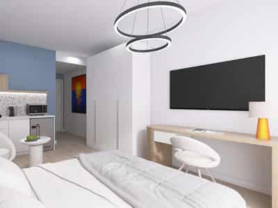 Modern residence with sea view close to a metro station and the center of Piraeus, Greece