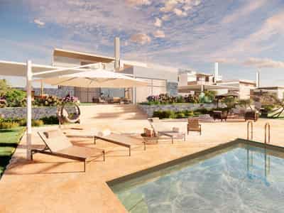 New residential complex of villas with swimming pools and sea views in Lagonissi, Athens Riviera, Greece