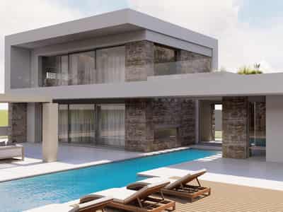 Cozy residential complex of villas with pools and gardens in Chania, Crete, Greece
