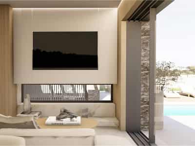 Cozy residential complex of villas with pools and gardens in Chania, Crete, Greece