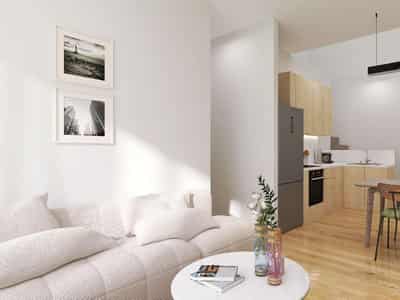 New apartments in a residential complex near Marina Zeas and metro station, Piraeus, Greece