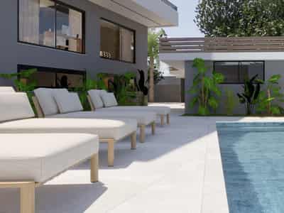 New residential complex with a swimming pool in Voula, Athens, Greece