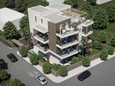 New residence with a swimming pool and a parking, Athens, Greece