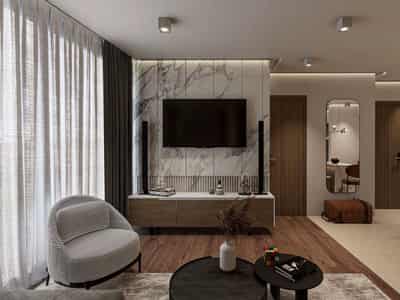 New complex close to the coast and the Port of Piraeus, Greece
