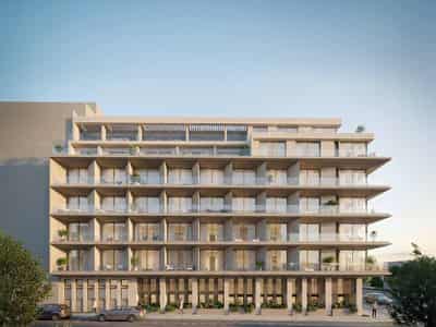 New project with a swimming pool and co-working spaces, 10 meters from Piraeus Port, Greece