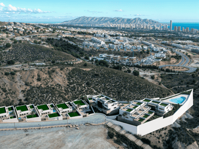 Modern Townhouses with Sea Views, Finestrat (Benidorm)