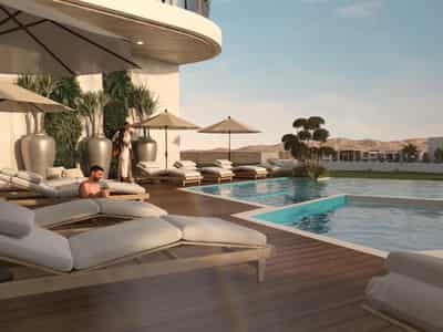Новые апартаменты в престижном голь-комплексе Muscat Hills с бассейном и спортзалом, Оман