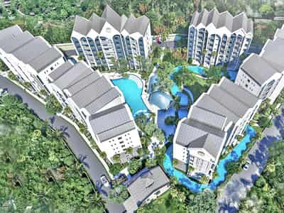 Residence with swimming pools and around-the-clock security at 250 meters from the beach, Phuket, Thailand