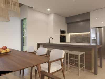 Villas with private pools, terraces, tropical gardens, Rawai, Phuket, Thailand