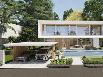 Prestigious residential complex of new villas with swimming pools in Phuket, Thailand