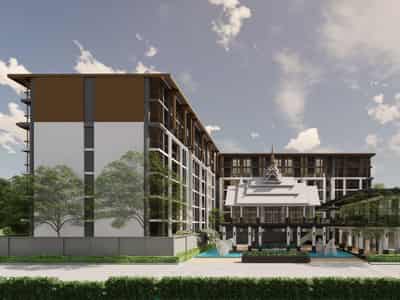 New residential complex near the sea in Phuket, Thailand