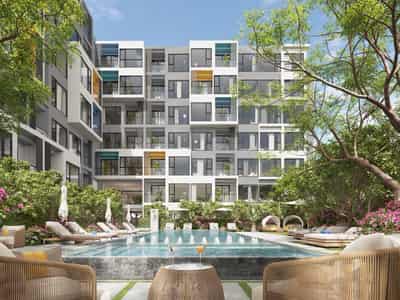 New condominium with lagoon and lake view in prestigious resort area near Boat Avenue, Phuket, Thailand