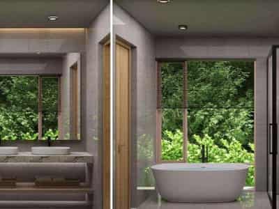 New complex of villas with swimming pools and gardens, Maenam area, Samui, Thailand