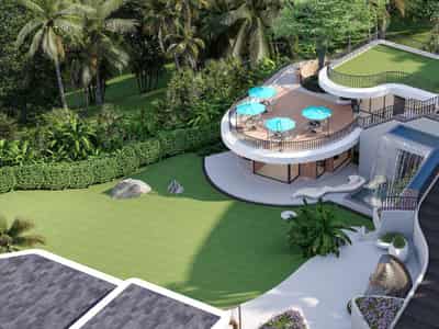 Villas with private pools, large terraces and lounge areas, Chaweng Noi, Koh Samui, Thailand