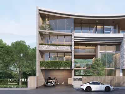Complex of villas with a kindergarten and a spa center close to beaches, Phuket, Thailand