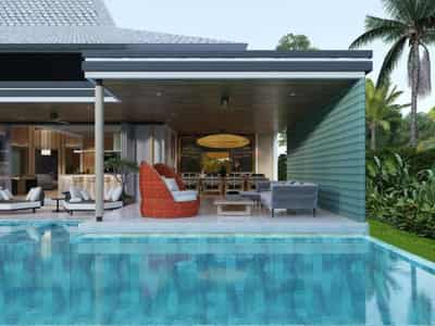 New complex of villas with swimming pools close to Layan and Band Tao Beaches, Phuket, Thailand