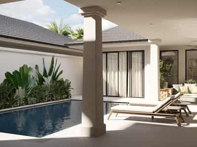 Complex of villas at 300 meters from the sea, in the prestigious area of Samui, Thailand