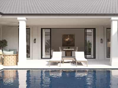 Complex of villas at 300 meters from the sea, in the prestigious area of Samui, Thailand
