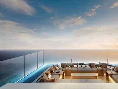 Beachfront high-rise residence with swimming pools and gardens, Jomtien, Thailand