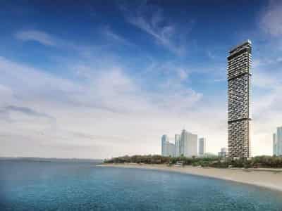New waterfront high-rise residence with a private beach and a swimming pool, Pattaya, Thailand