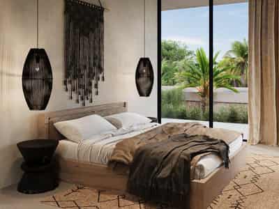 New residential complex of tropical turnkey villas with swimming pools and sea views in Bo Phut, Koh Samui, Thailand