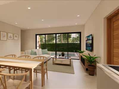 Complex of two furnished townhouses with swimming pools, Maenam, Samui, Thailand