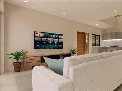 Complex of two furnished townhouses with swimming pools, Maenam, Samui, Thailand