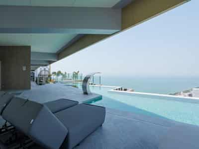 New high-rise luxury residential complex on the first sea line, in the prestigious area of Jomtien, Pattaya, Thailand