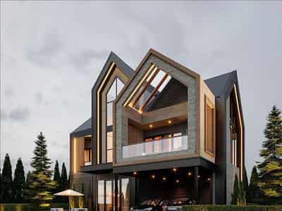 New complex of stylish villas with swimming pools, Pattaya, Thailand