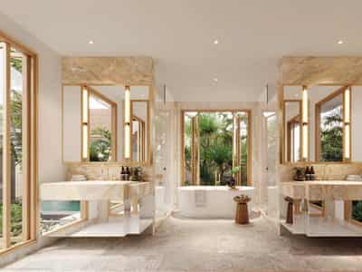 New guarded complex of villas with swimming pools and gardens close to an international school, Bang Tao, Phuket, Thailand