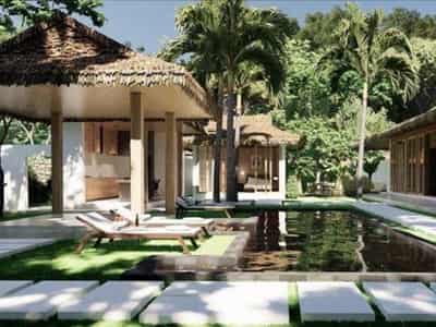 Complex of villas with a restaurant and a spa in the quiet area of Lipa Noi, Samui, Thailand