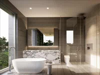 Complex of furnished villas with swimming pools at 950 meters from the beach, Phuket, Thailand