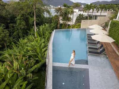 Residence with a swimming pool and a sea view 5 minutes drive away from the beaches, Patong, Phuket, Thailand