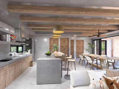 New complex of villas with swimming pools and terraces in one of the most popular areas of Samui, Thailand