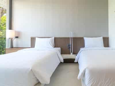New residential complex of two-level villas in the center of Bo Phut, Samui, Thailand